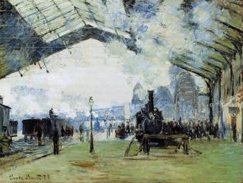 尅勞德 莫奈 Arrival of the Normandy Train, Gare Saint-Lazare